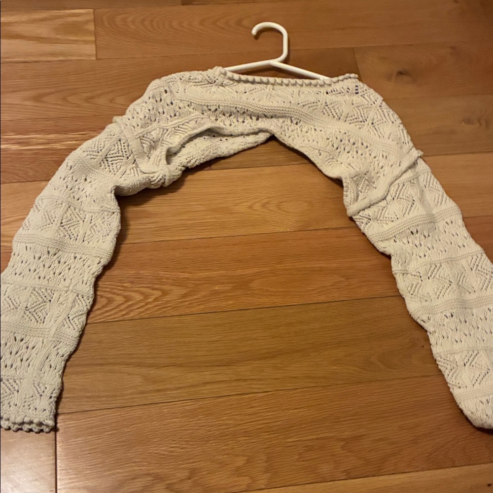 Women's Cream Knit Sweater